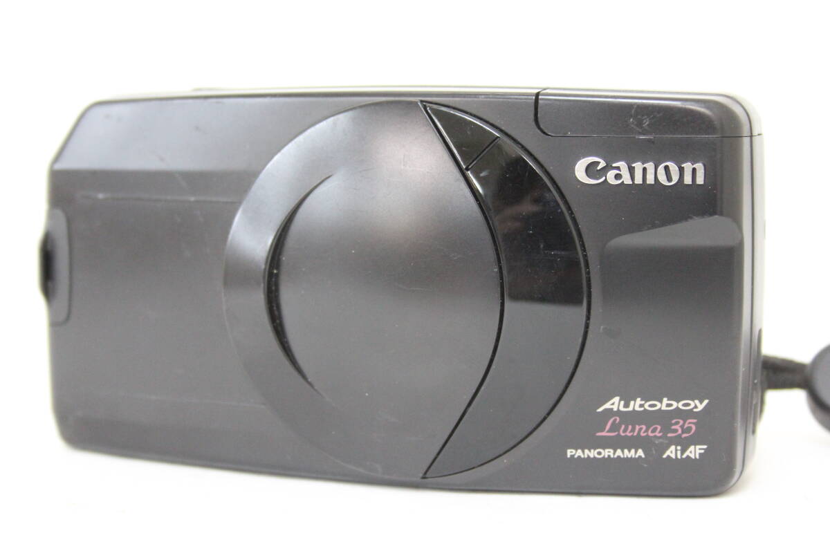 【返品保証】 キャノン Canon Autoboy Luna 35 ブラック Panorama AiAF 35-70mm F4.2-7.8 コンパクトカメラ M484拍卖