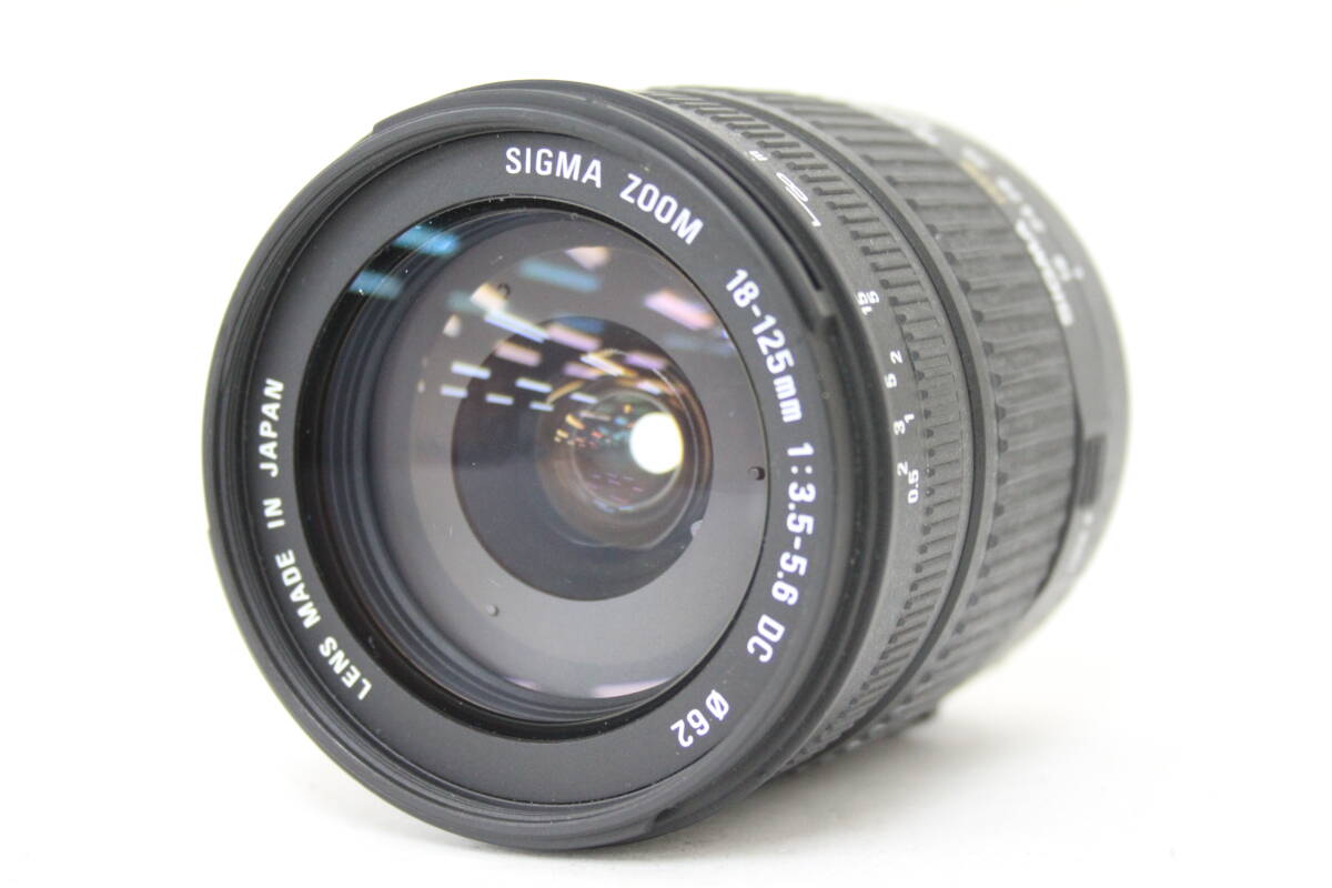 【返品保証】 シグマ Sigma Zoom 18-125mm F3.5-5.6 DC キャノンマウント レンズ M491拍卖