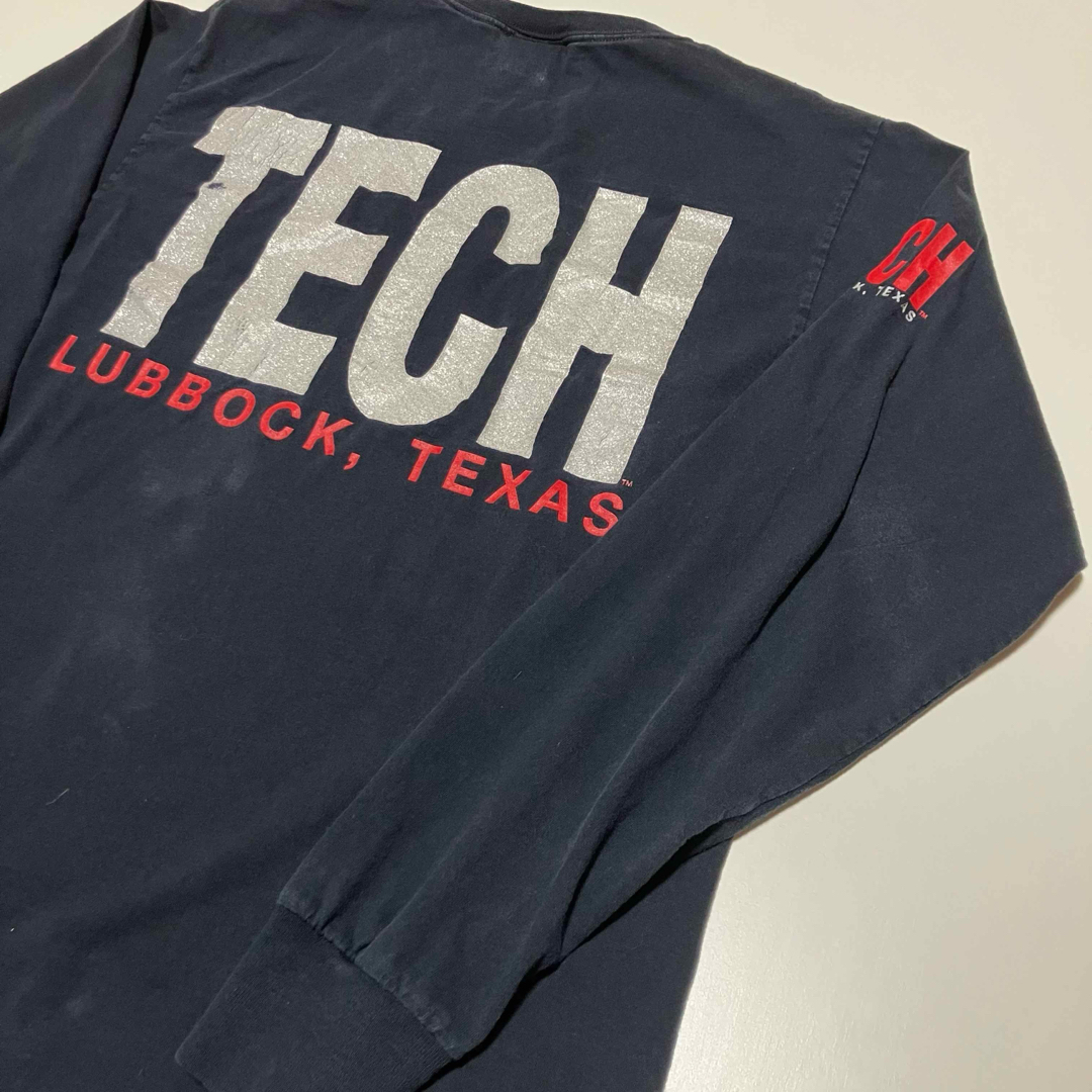 長袖プリントTシャツ Mサイズ ラメ文字  Lサイズ メンズ レディース拍卖