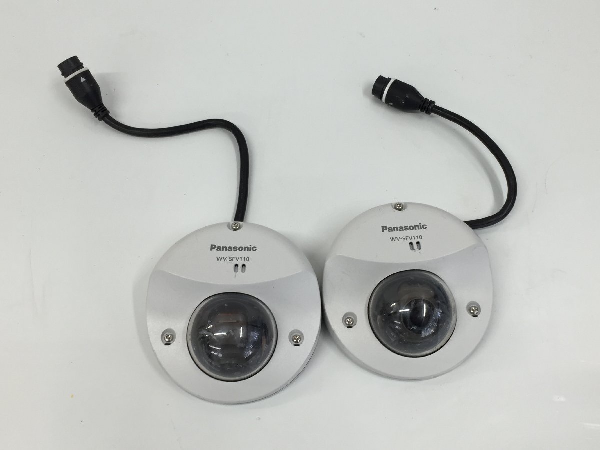 Panasonic ネットワークカメラ WV-SFV110  初期化済 2個まとめセット 中古品 (管:2E-M1)拍卖