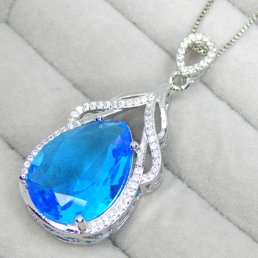 再入荷★新品★送料無料 63連CZサファイアダイヤモンド シルバー925 ネックレス プラチナ仕上 誕生日プレゼント ジルコニア レディース拍卖