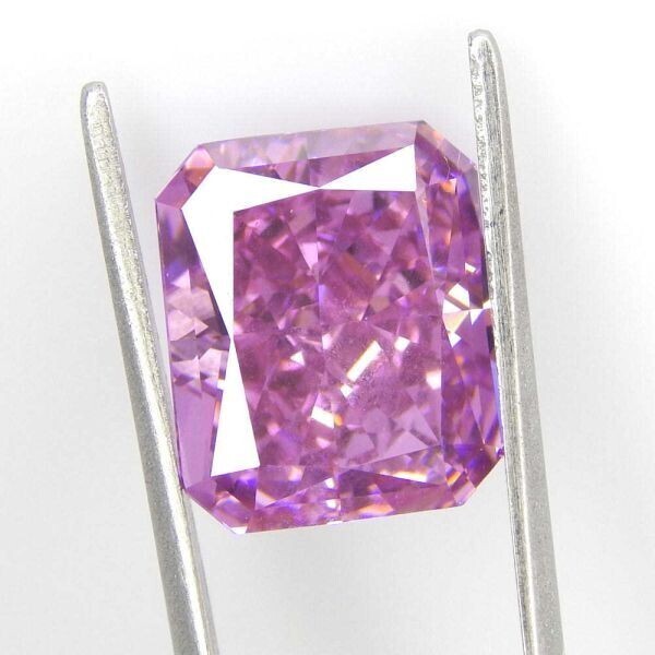 新品★送料無料 ローズピンク 5A級キュービックジルコニア ルース 10*12mm 1粒 CZダイヤモンド エメラルドカット 宝石アクセサリー パーツ拍卖