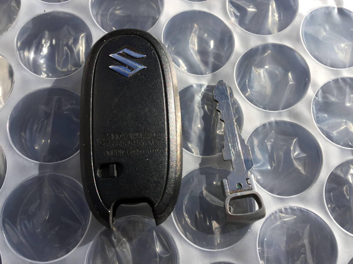 スズキ 純正 キーレス リモコン スマートキー 3ボタン 片側スライド パレット SW エブリィ スクラム ルークス 同梱可能・定形外発送 ②拍卖