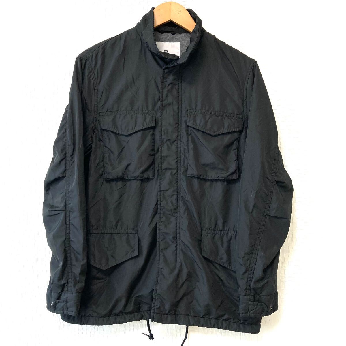 状態良好◎【RESTORATION】レストレーション ジップアップ マウンテンパーカー ジャケット 古着 アメカジ ブラック メンズ M/Y22150UU拍卖