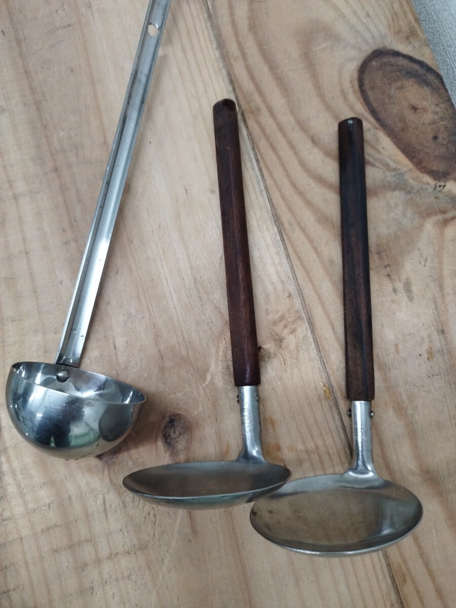 業務用【 おたま レードル 3本セット】ケーキ作り 下ごしらえ用品 キッチン用品 小さめ 拍卖