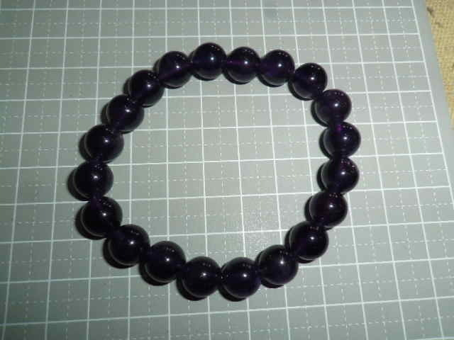 アメジスト ブレスレット 10mm珠拍卖