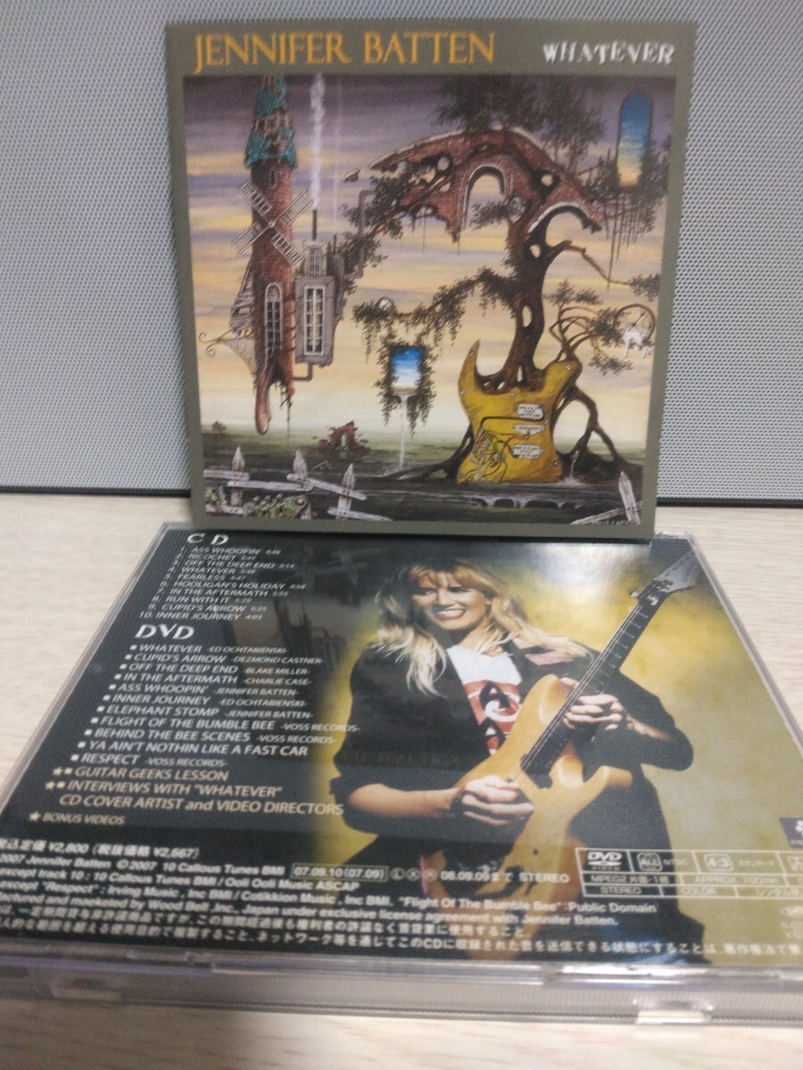 ☆JENNIFER BATTEN☆WHATEVER【国内盤帯付】ジェニファー・バトゥン CD+DVD 国内盤のみDVD付 必聴拍卖