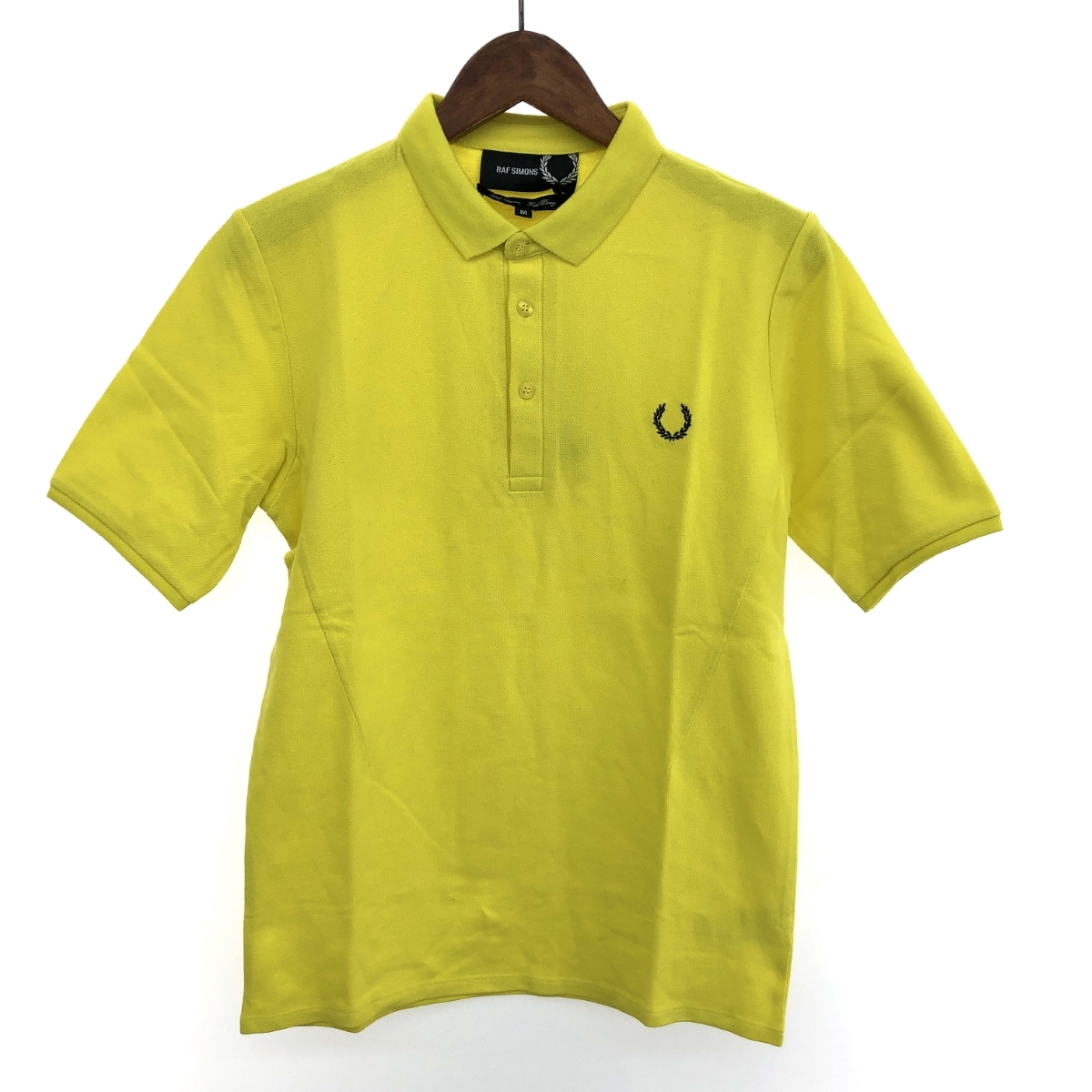 未使用品◆RAF SIMONS ラフシモンズ フレッドペリー ポロシャツ サイズ:M◆ イエロー メンズ トップス拍卖