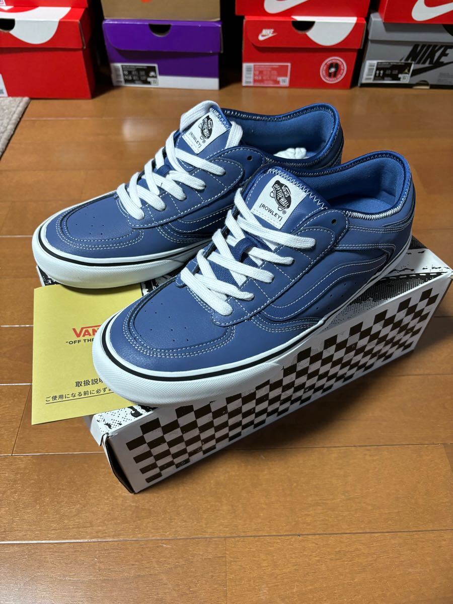 【新品29cm】VANS ROWLEY TRUE NAVY/WHITE バンズ ローリー拍卖