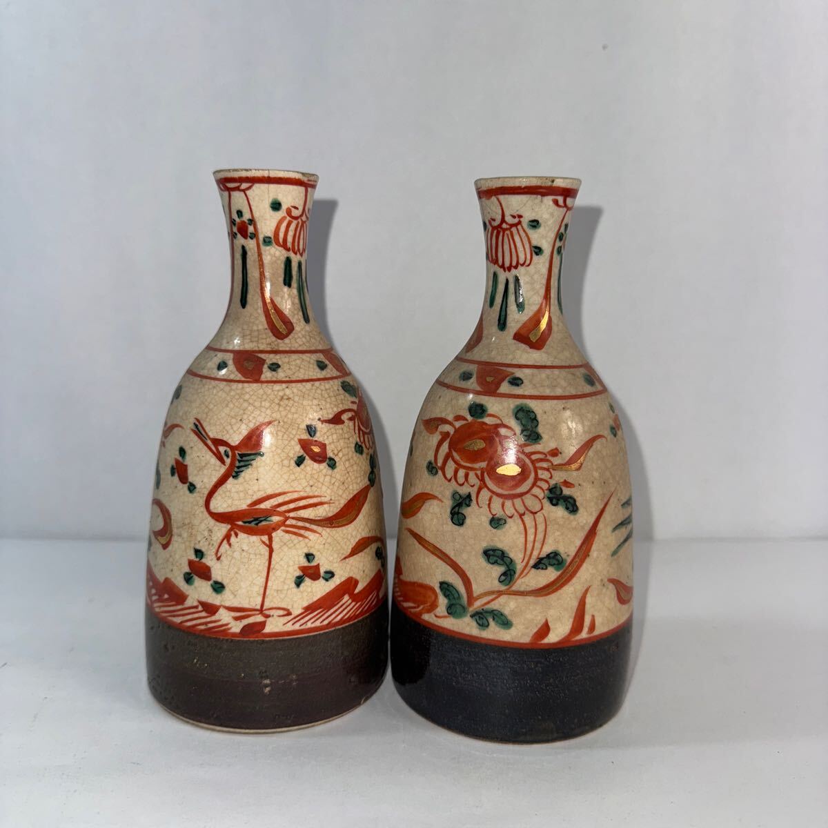 徳利 時代物 大日本永楽造 2本 酒器 骨董 Z陶拍卖