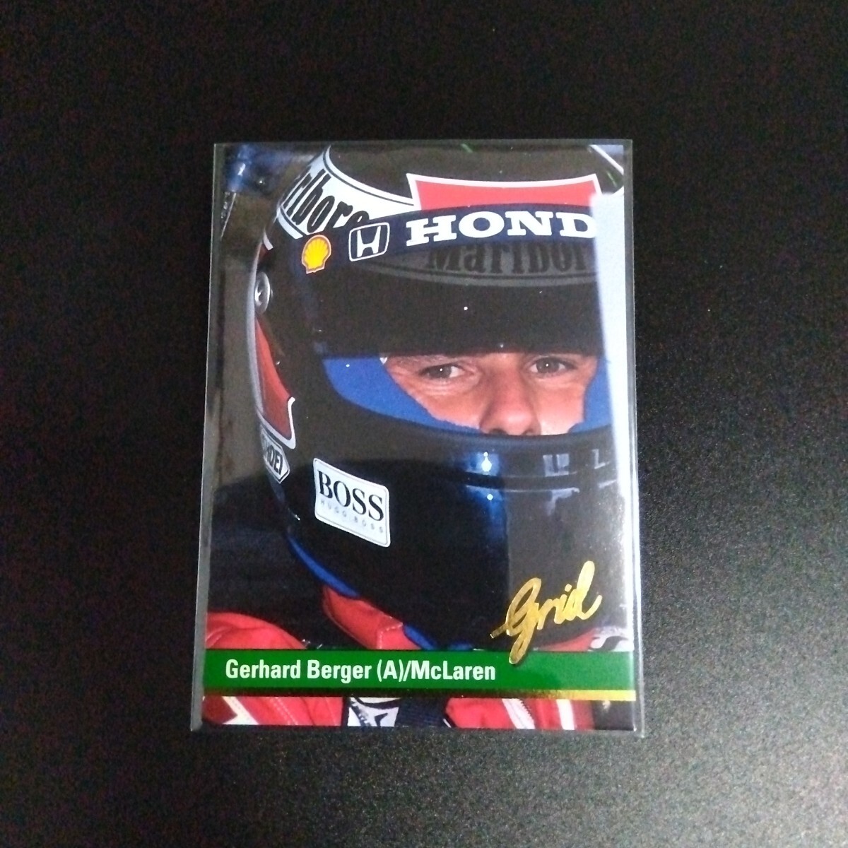 Grid motorcard 1992 F1カード ゲルハルト・ベルガー #68拍卖