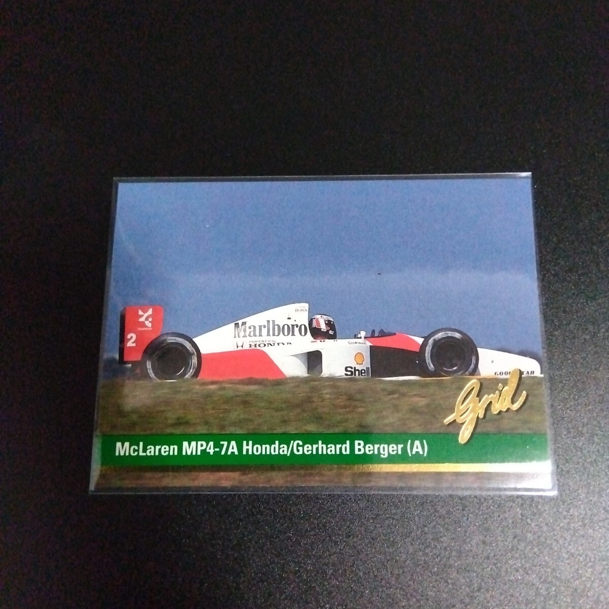 Grid motorcard 1992 F1カード ゲルハルト・ベルガー #2 マクラーレン拍卖