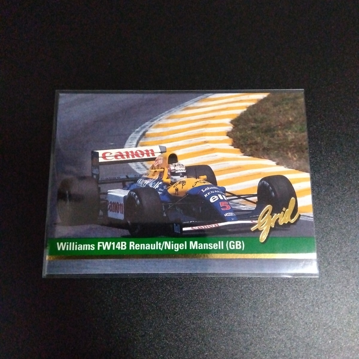 Grid motorcard 1992 F1カード ナイジェル・マンセル #5 ウィリアムズ拍卖