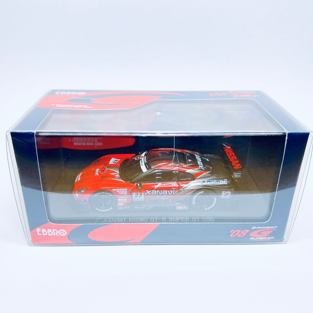 EBBRO 44044 SUPER GT500 2008 XANAVI NISMO GT-R No.23 NISSAN 日産 ザナヴィニスモ エブロ拍卖