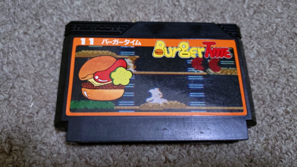 ファミコン★バーガータイム★箱説無拍卖