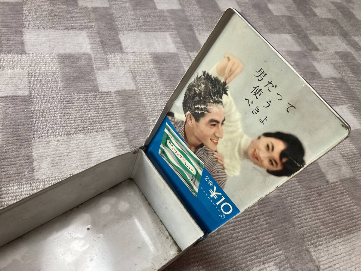フェーザーシャンプー 缶箱 ブリキ 昭和レトロ 小道具 オブジェ拍卖