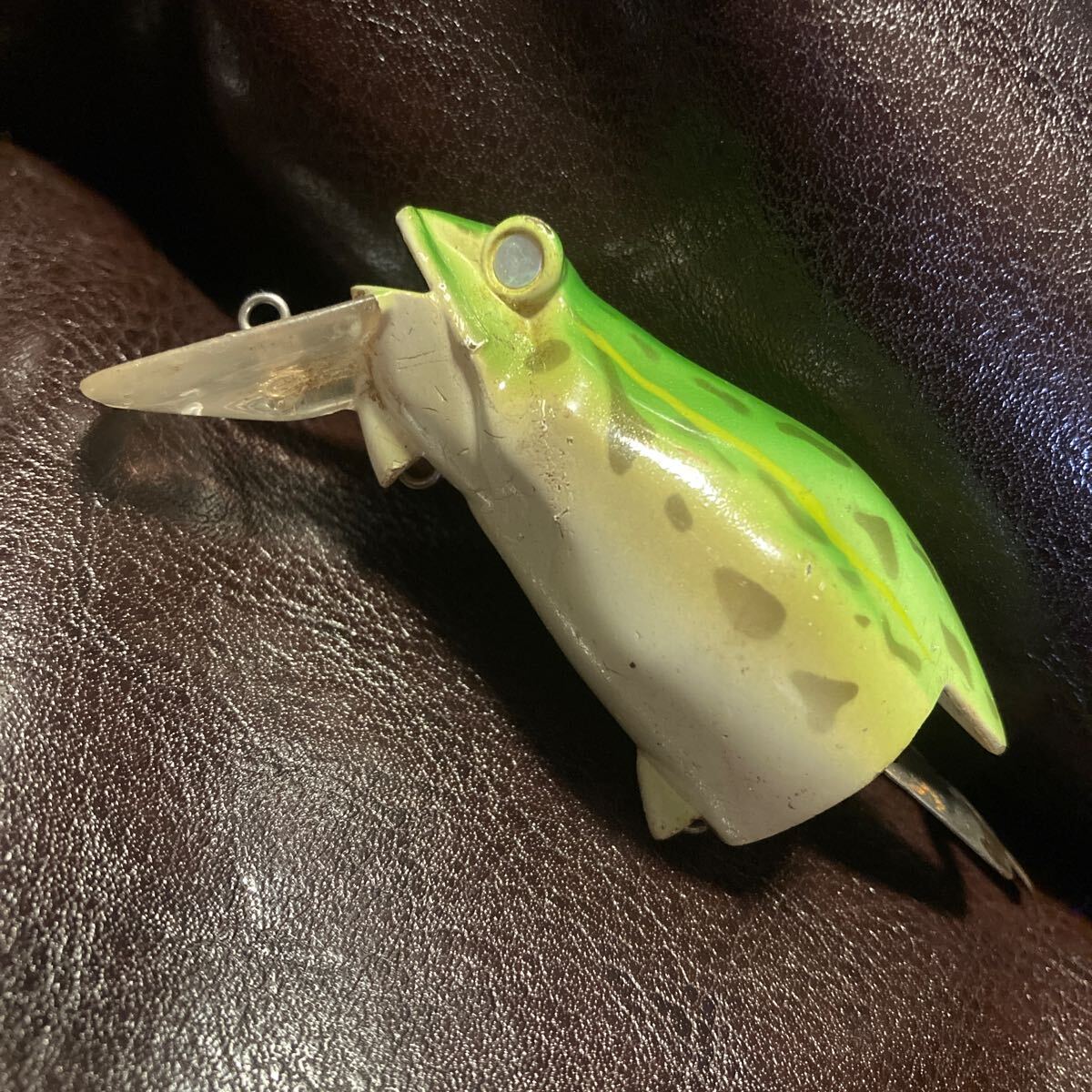 キズ多数 約7g 60mm ポップンフロッグ 中古 ダイワ DAIWA POP'N FROG クランク オールドルアー バス拍卖