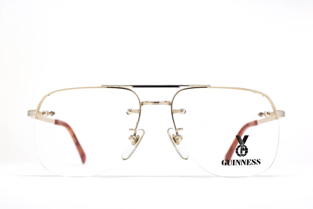 デッドストック GUINNESS 2007 1/20 12KGF 56-15 RIMWAY 金張り メガネ サングラス フレーム 日本製 ヴィンテージ拍卖
