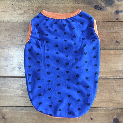 5号★送料無料・ネコポス便★昭和レトロ ブラックハート 暖か柔らかいフリース 拍卖