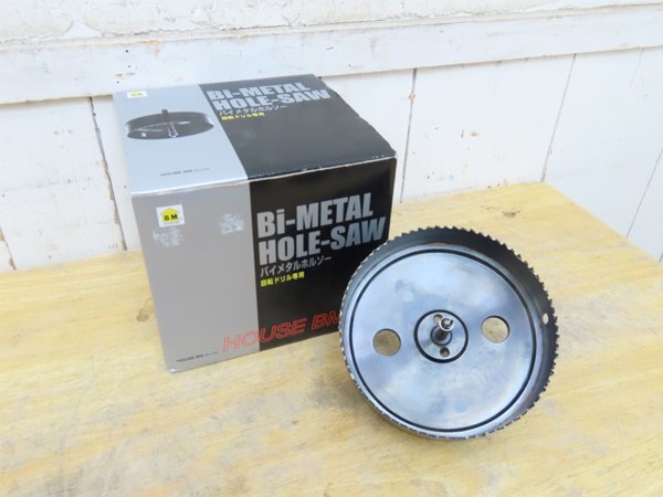 ハウスビーエム・バイメタルホルソー・150mm・BMH-150・回転ドリル専用・中古品・151148拍卖