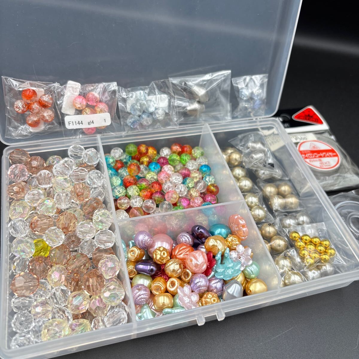 アクセサリーパーツ ビーズ糸 キラキラクリスタル風 ビーズ  ハンドメイド ビーズ ネックレス ハンドクラフト拍卖