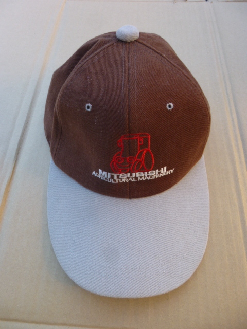 ■【未使用】三菱・帽子・キャップ・ハット・作業・フリーサイズ・アウトドア拍卖