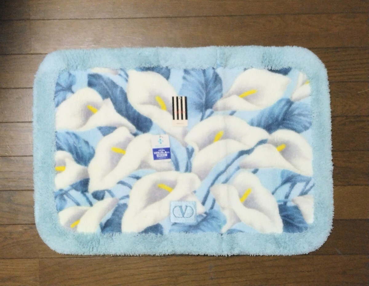 値下げ!未使用!バレンチノメゾン バレンティノメゾン マット 玄関 風呂 キッチン 絵柄美しい!拍卖