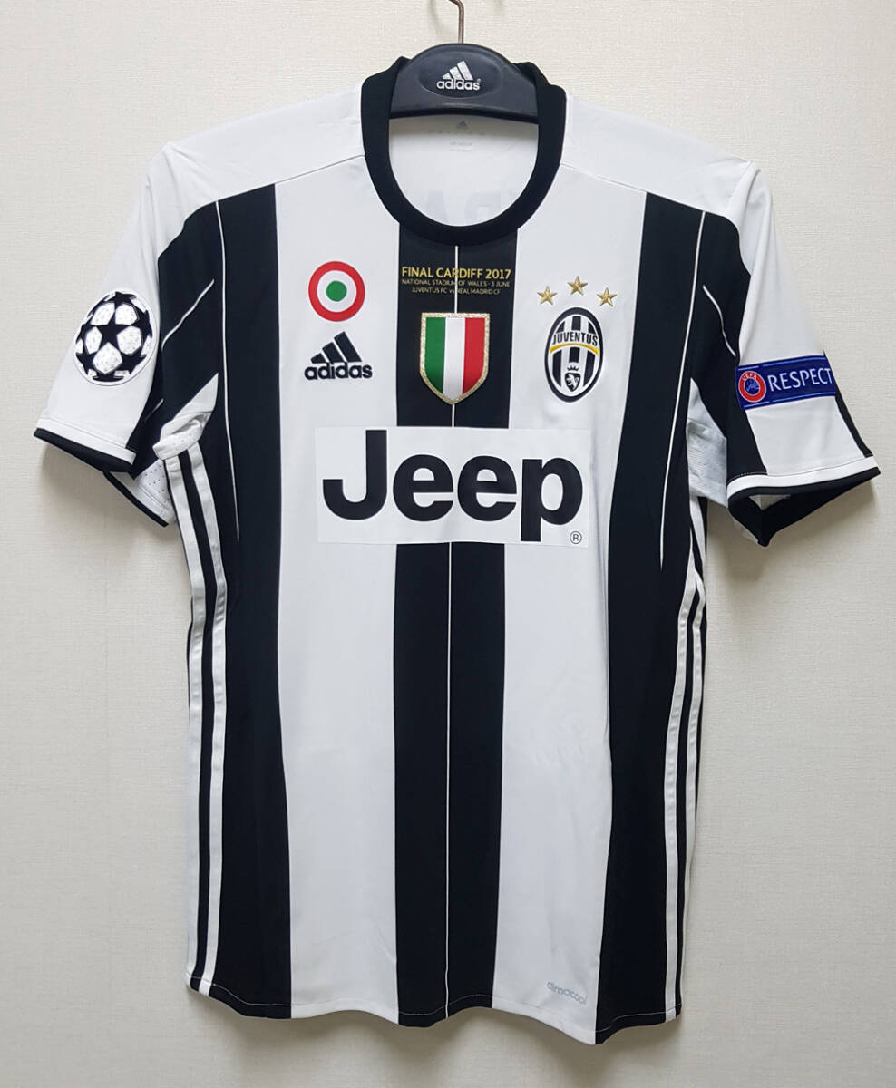 16-17 ユベントスJUVENTUS (H)#21 パウロ・ディバラ DYBALA 半袖 UEFA CL決勝戦仕様 JASPO M or 2XO拍卖