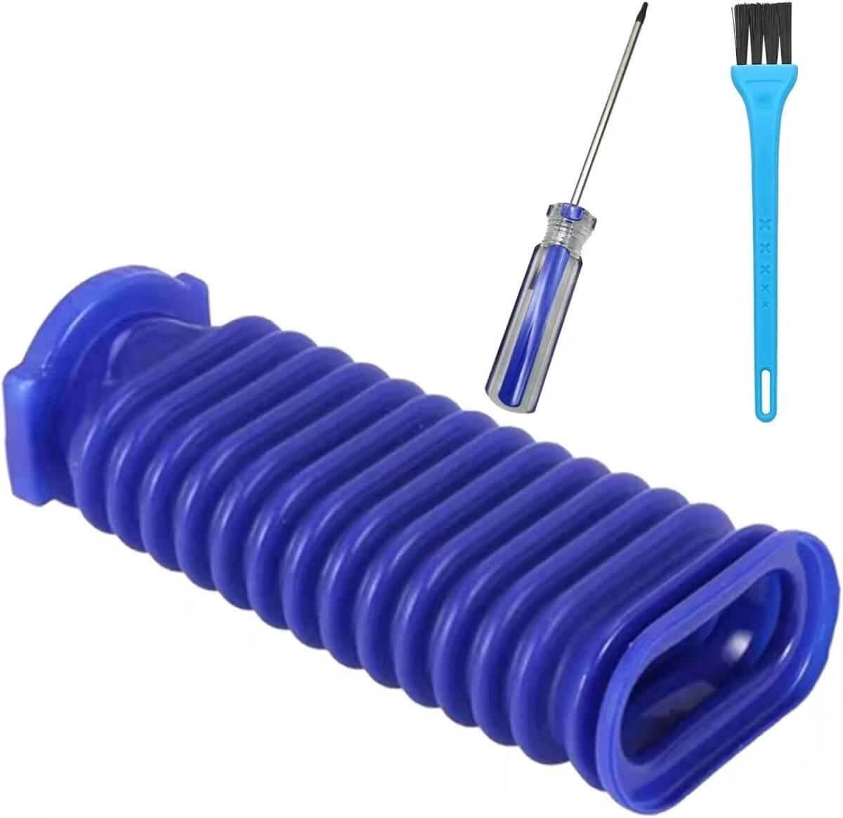 ★★ダイソン掃除機 青いホース交換 DysonV6 V7 V8 V10 V11家庭用掃除機付属品と互換性有 ソフトベルベットローラーサクションヘッドホース拍卖