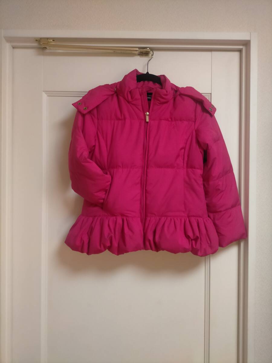 定価約5万円★ラルフローレン(ポニーマークあり)フリルダウンジャケット(140)拍卖