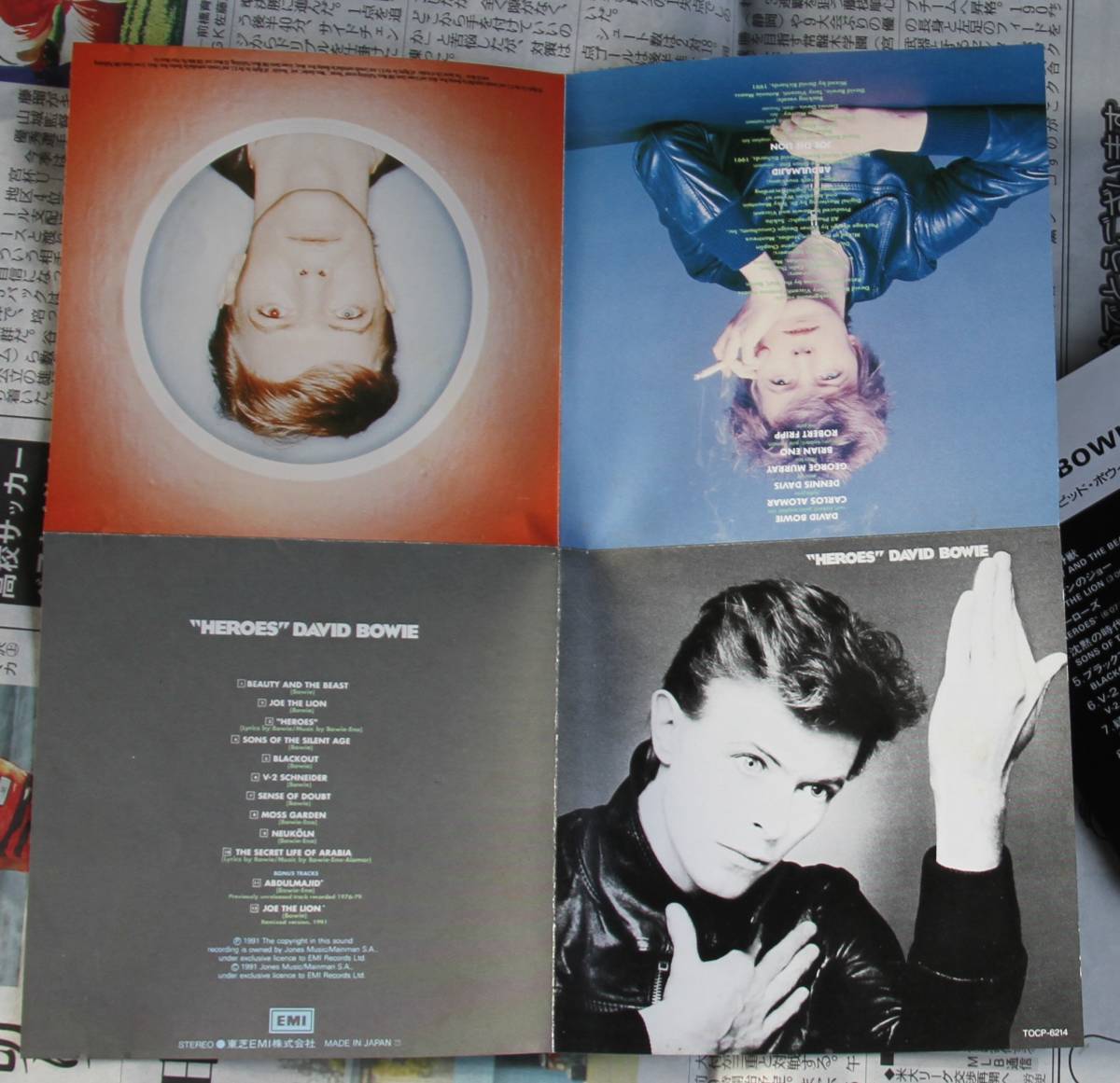 DAVID BOWIE HEROES 英雄夢語り ヒーローズ デヴィッド・ボウイ 国内盤 解説 対訳付 1991年発売拍卖