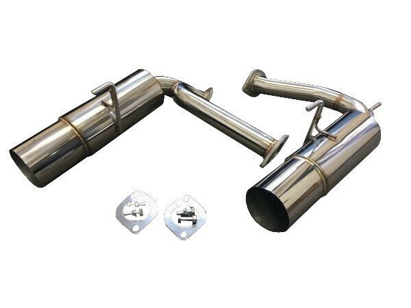 【動画あり】Z33 CBA-Z33 UA-Z33 VQ35HR VQ35DE ステンレス 砲弾左右出しマフラー フェアレディZ 日産 社外品 JNZ33-3 拍卖