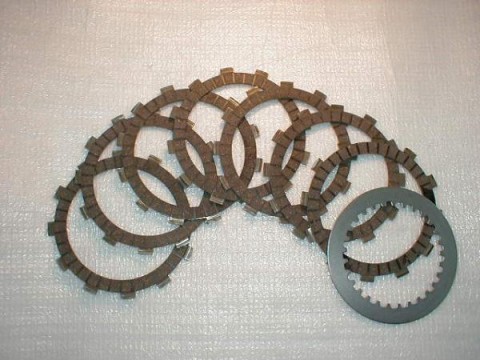 YAMAHA XS1 XS1B XS650E '70-'72 クラッチ プレート セット (39-1133-7/39-6507-1)拍卖