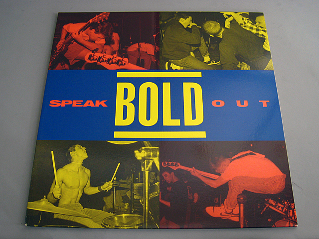 《新品同様》BOLD Speak Out 1988 US 1st Pressing LP NYHC SxE YOUTH CREW WARZONE GORILLA BISCUITS YOUTH OF TODAY SICK OF IT ALL拍卖