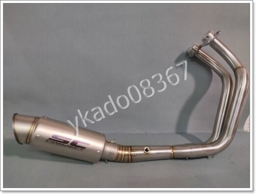 YC022:★人気商品★二輪車用エキゾーストサイレンサー,モーターサイクル用,ヤマハMT-07 FZ-07 mt07 fz07 mt 07 2014-2021 xsr700 2014-2023拍卖
