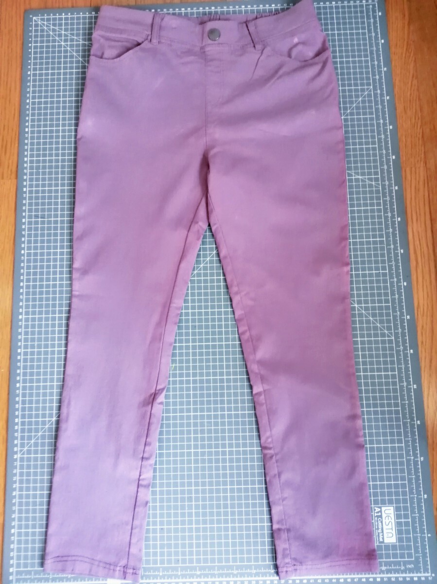 スキニーパンツ ピンク系 ストレッチ拍卖