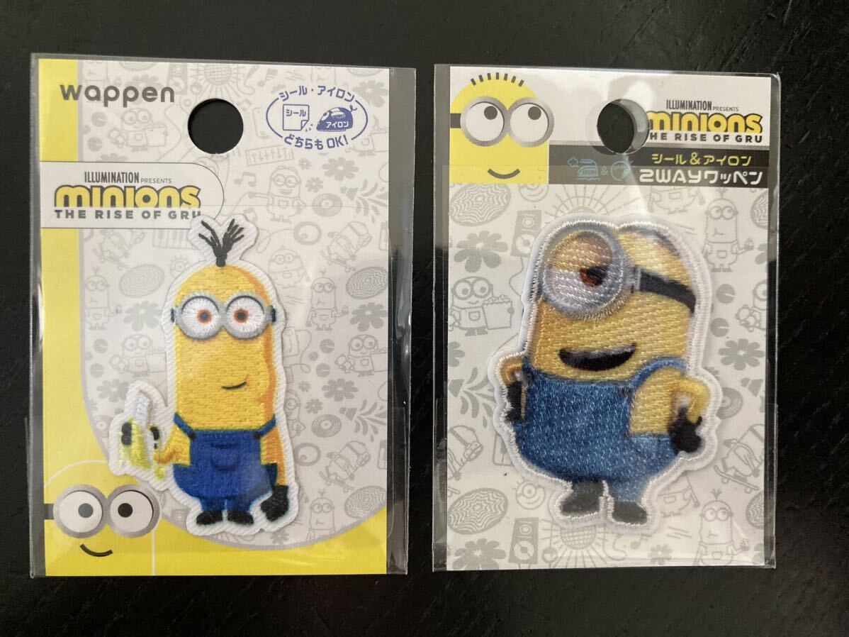 ☆お値下げ☆ミニオン ワッペン 2枚セット拍卖