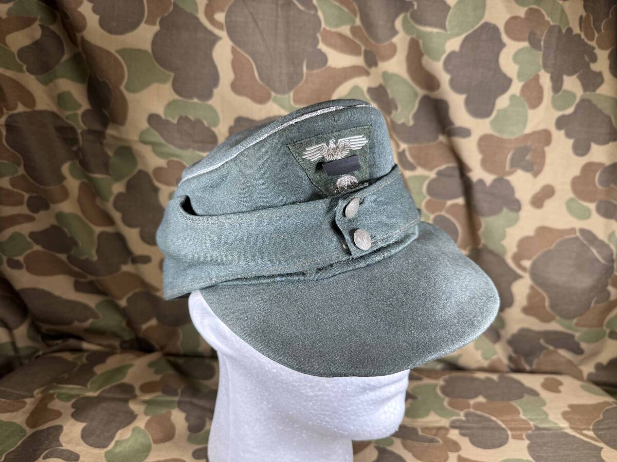 実物 ドイツ軍 親衛隊 山岳兵 将校 規格帽 第二次世界大戦 中古品 フィールドキャップ拍卖
