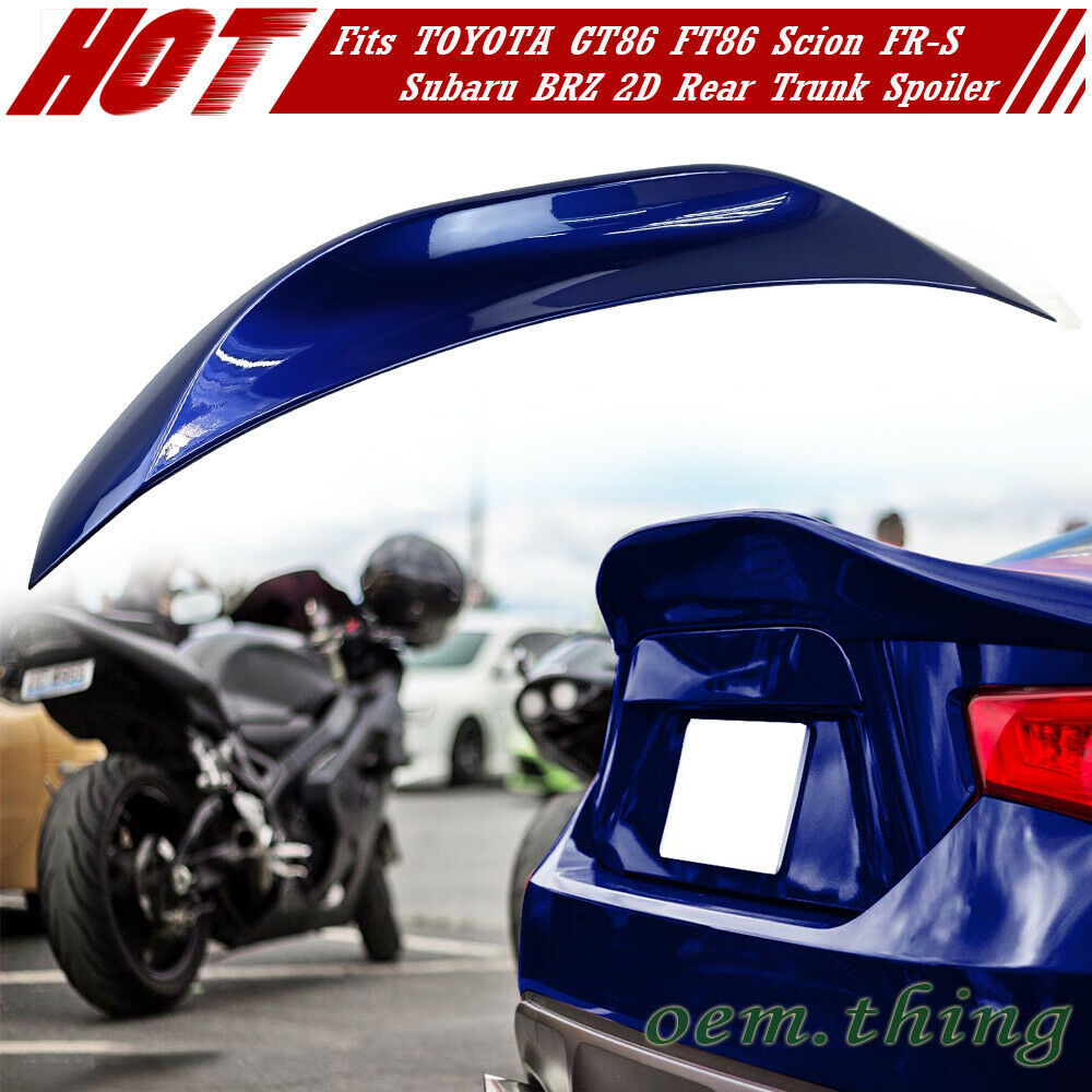 在庫有#E8H塗装済みギャラクシーブルーシリカ トヨタ 86 ZN6 スバル BRZ サイオン FR-S 2012-2020 リアトランクスポイラー拍卖