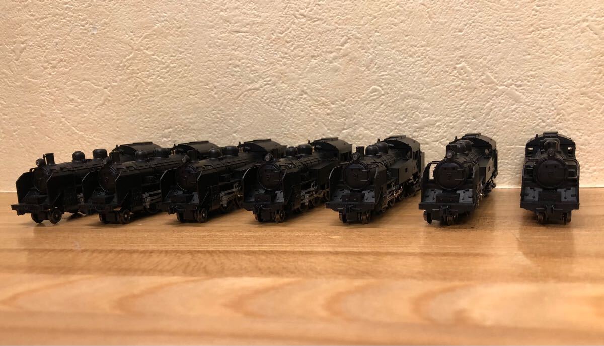 2002 KATO JR/国鉄 C11 黒染め車輪 蒸気機関車 7両拍卖