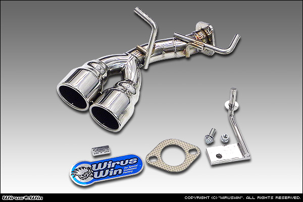 スズキ ジムニー(JB64W/JB74)用左出しツインマフラー(社外リアバンパー専用)拍卖