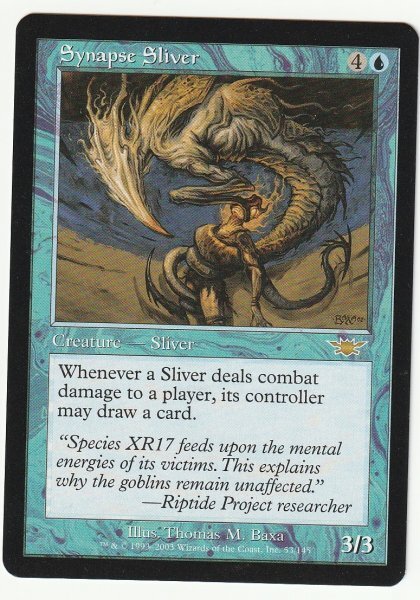 LGN 神経スリヴァー/Synapse Sliver 英語1枚拍卖