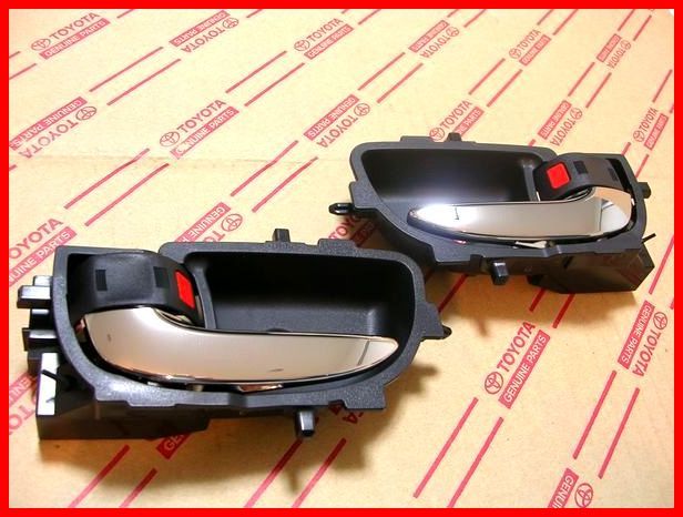 ■トヨタ純正■100/105ラクティス インナーメッキドアハンドル■新品■平成17年(2005年)10月~平成22年(2010年)12月■Ractis■A■拍卖
