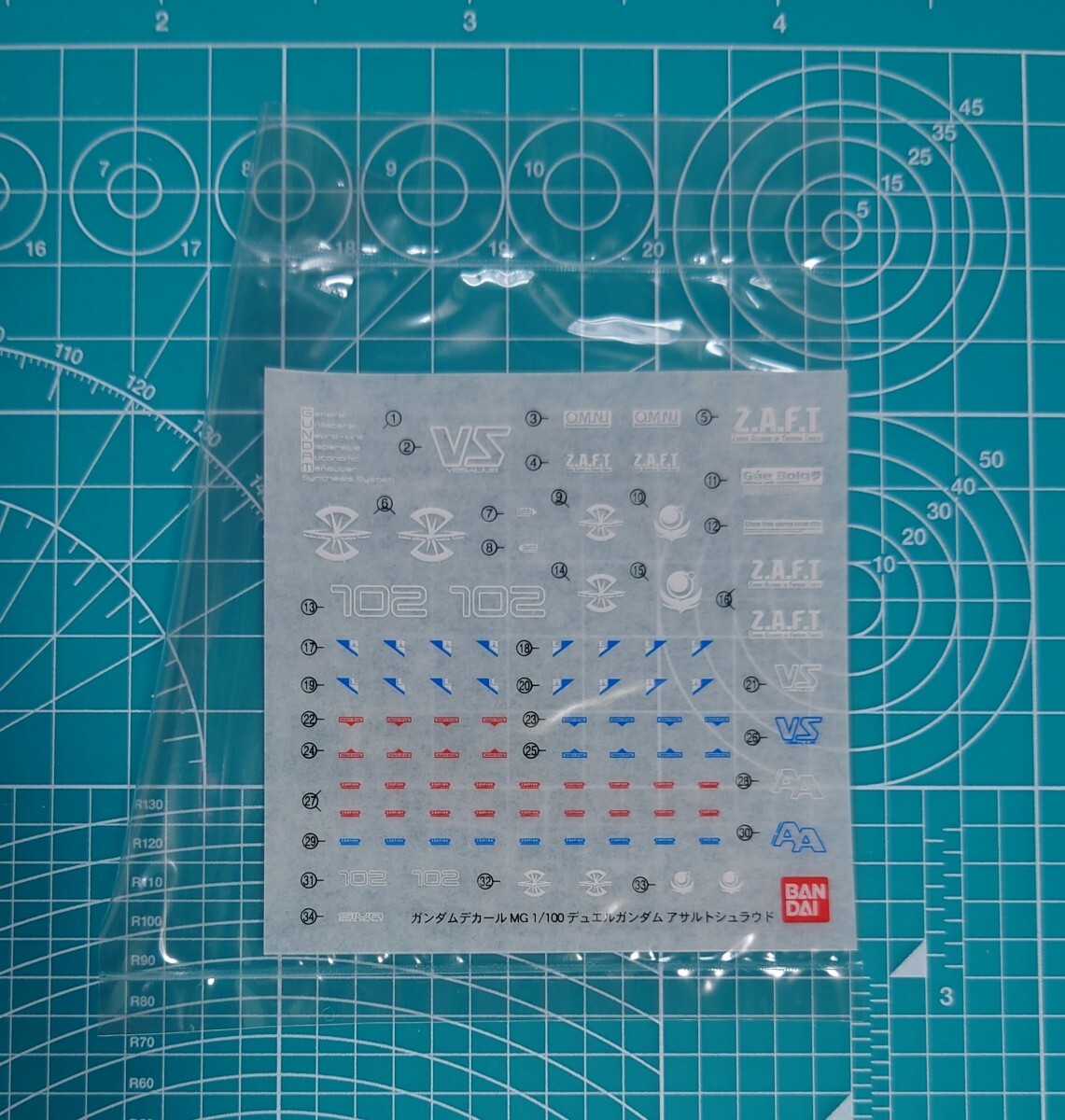 MG デュエルガンダム デカール拍卖