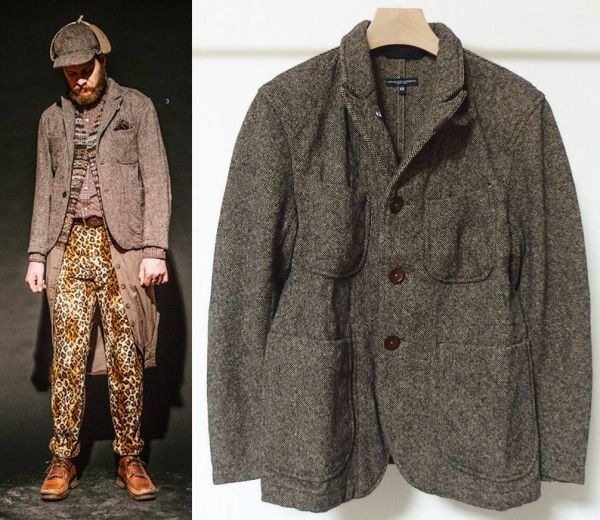 Engineered Garments エンジニアードガーメンツ Bedford Jacket Homespun ホームスパン ベッドフォード ジャケット XS拍卖