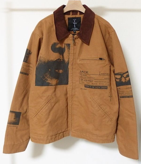 Cactus Jack カクタスジャック/TRAVIS SCOTT トラヴィス スコット System Work Jacket システム ワーク ジャケット M拍卖
