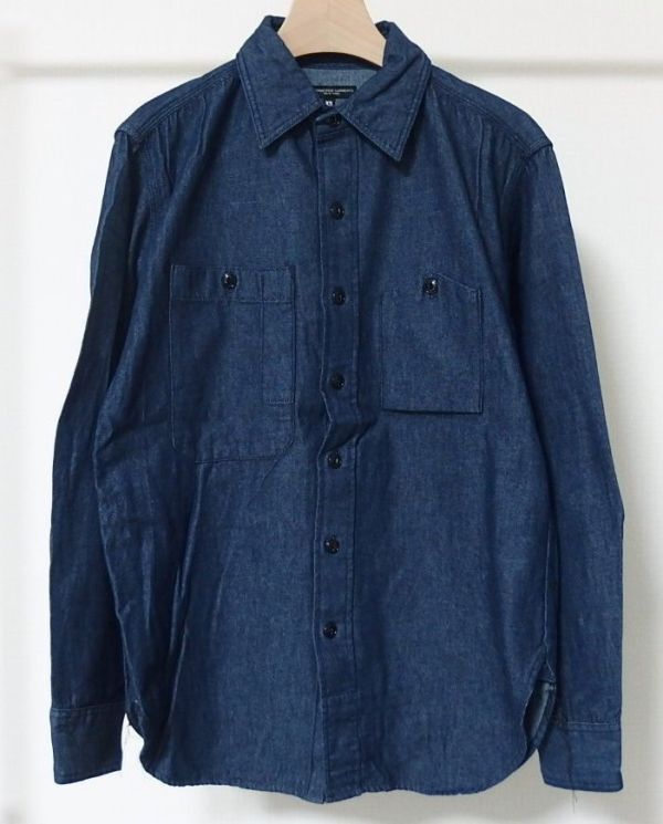 Engineered Garments エンジニアードガーメンツ Work Shirt 6oz Denim デニム ワーク シャツXS拍卖
