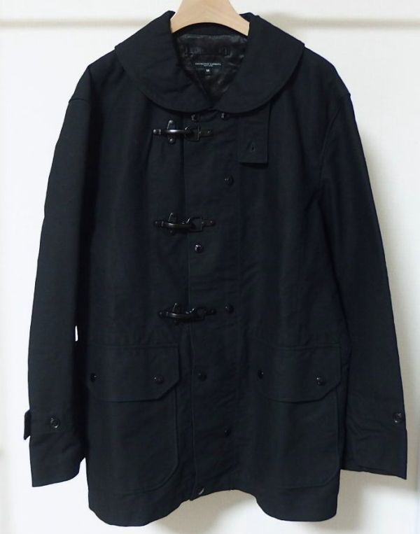 22AW Engineered Garments エンジニアードガーメンツ Short Duffle Jacket Cotton Double Cloth ショート ダッフル ジャケット M 黒拍卖
