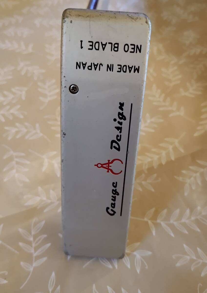 レアモデル ゲージーデザイン NEO BLADE 1 パター 34.25インチ 日本製 安定感のあるビッグフェイス! フェイス幅約14.5㎝拍卖