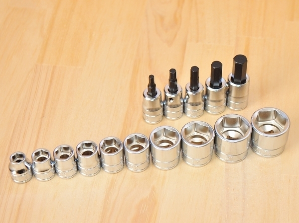 ★KTC 9.5sq B3 ソケット BT3 ヘキサゴンビットソケット 15個セット■3/8拍卖